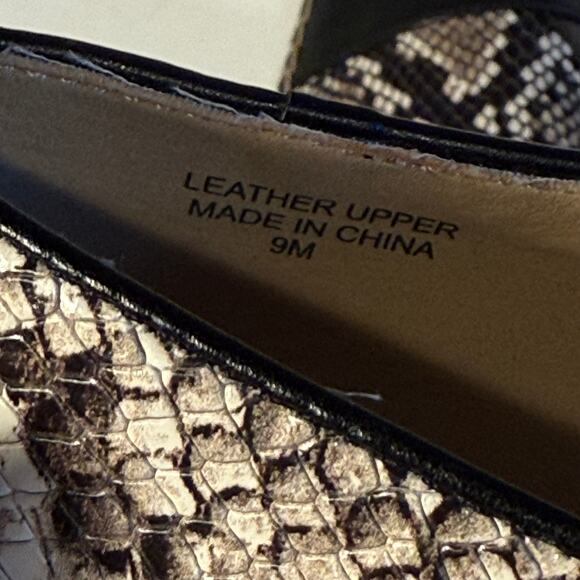 Talbots 9 M Snakeskin Loafers - Picture 7 of 7